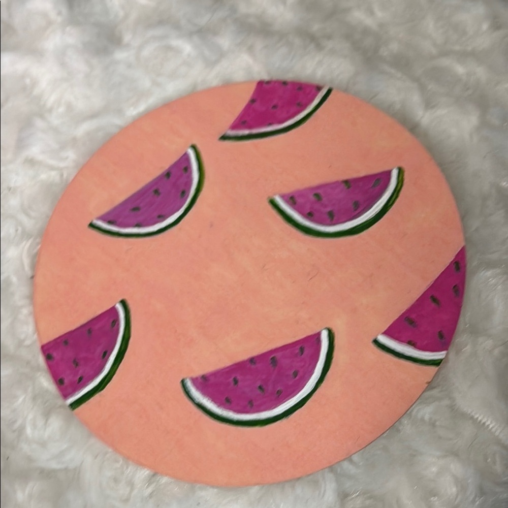 Watermelon Slice Coaster